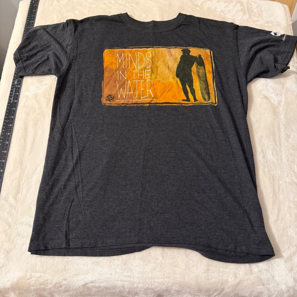 Billabong Minds In The Water Surfers For Cetaceans Graphic Tee Charcoal Large